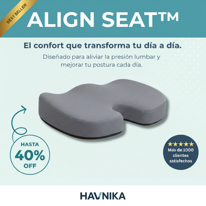 Havnika Align Seat™ Cojín Ergonómico para tu día a día