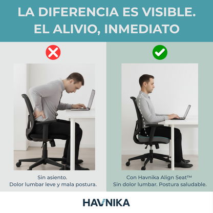 Havnika Align Seat™ Cojín Ergonómico para tu día a día